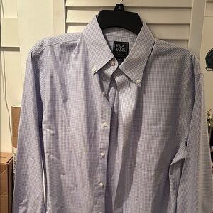 Jos. A. Bank Blue Dress Shirt Long Sleeve